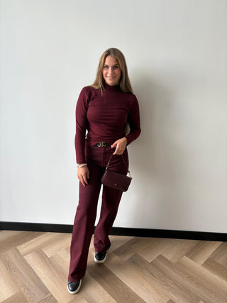 Jeans Burgundy