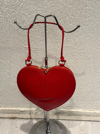 Hartvormige  Handtas Rood