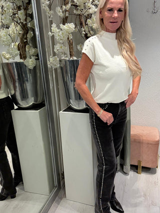 Zwarte Jeans Met Studs