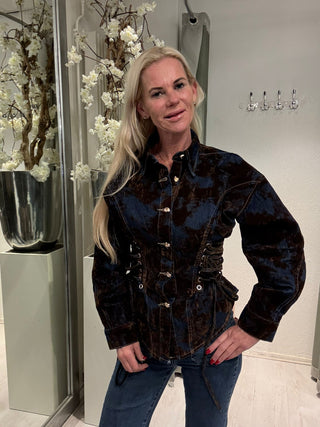 Blouse Denim Velvet Touch