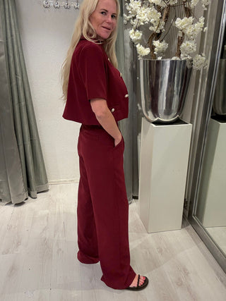 Pantalon Lois Burgundy