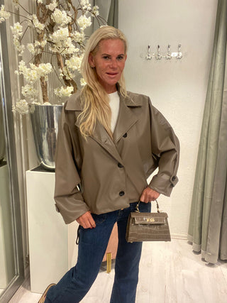 Trench Pu Taupe