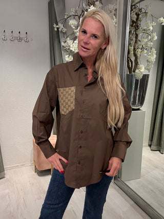Blouse gucc bruin