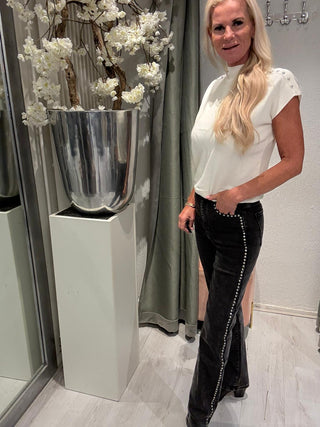 Zwarte Jeans Met Studs
