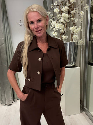 Korte Blazer Lois Bruin