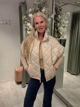Body Warmer Sil Crème