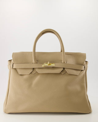 Tas Hermes taupe groot