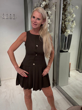 Jurk Olivia bruin