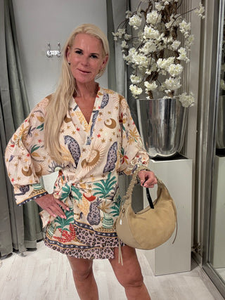 Jurk zoe beige