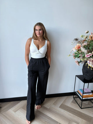 Broek Comfy It Is Zwart