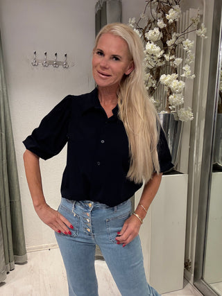 Blouse tilly donker blauw