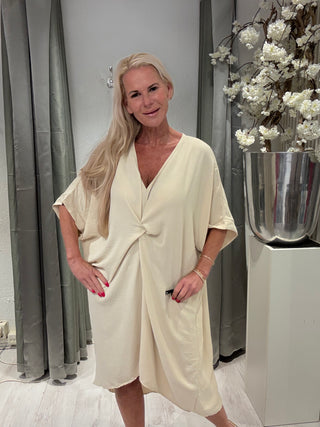 Jurk Mandy beige