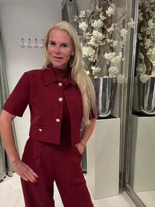 Korte Blazer Lois Burgundy
