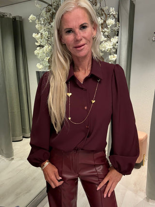 Blouse Elegance Burgundy