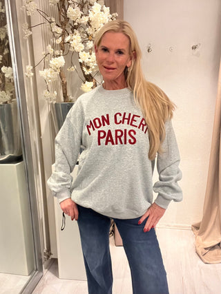 Sweater Cherri grijs