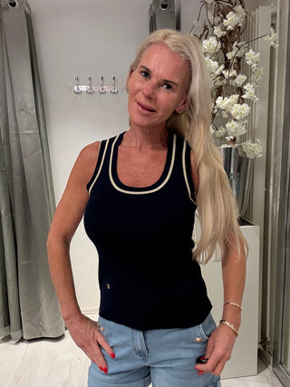Hempje Claire donker blauw