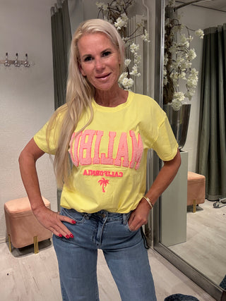 Shirt Malibu geel