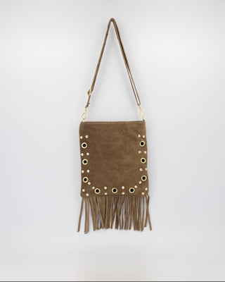 Tas Suède Indigo Camel