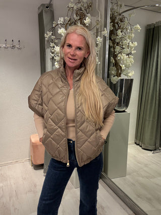 Bodywarmer Sil Taupe