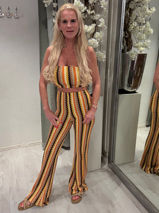 Broek missoni bruin