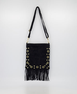 Tas Suède Indigo Zwart