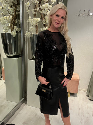 Top Luxurious Glam Zwart