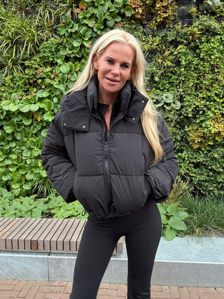 Puffer Jas Winter It Is Zwart