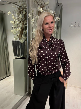 Broek Comfy Balloon Overslag Zwart