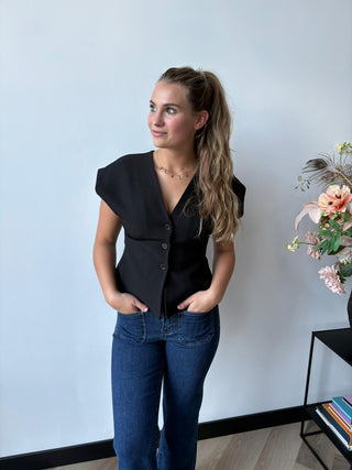 Gilet / Top Lieke Zwart