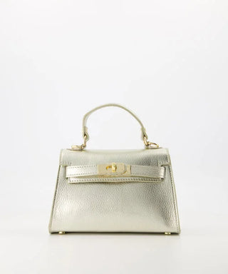 Leren Tas Grace Goud