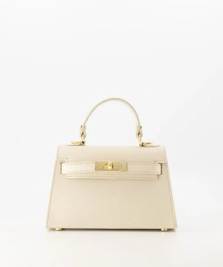 Leren Tas Grace Beige