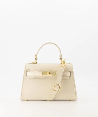 Leren Tas Grace Beige