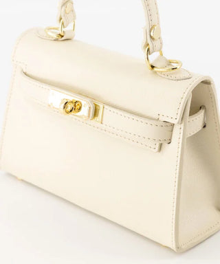 Leren Tas Grace Beige