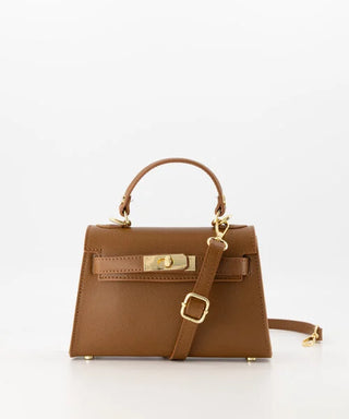 Leren Tas Grace Cognac