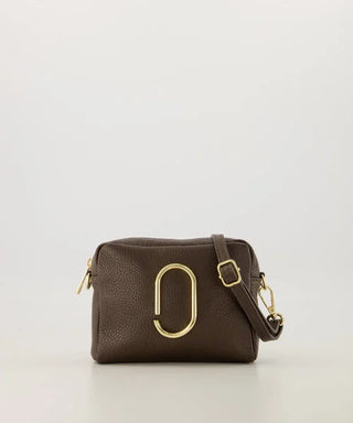 Leren Tas Janice Bruin