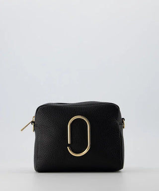 Leren Tas Janice Zwart