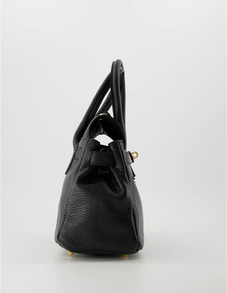 Leren Tas Jane Zwart