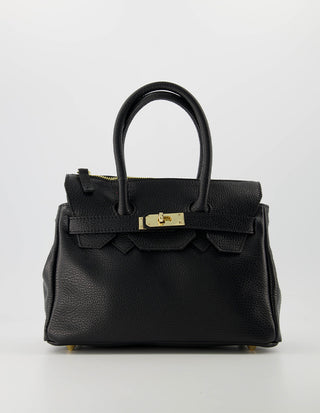 Leren Tas Jane Zwart